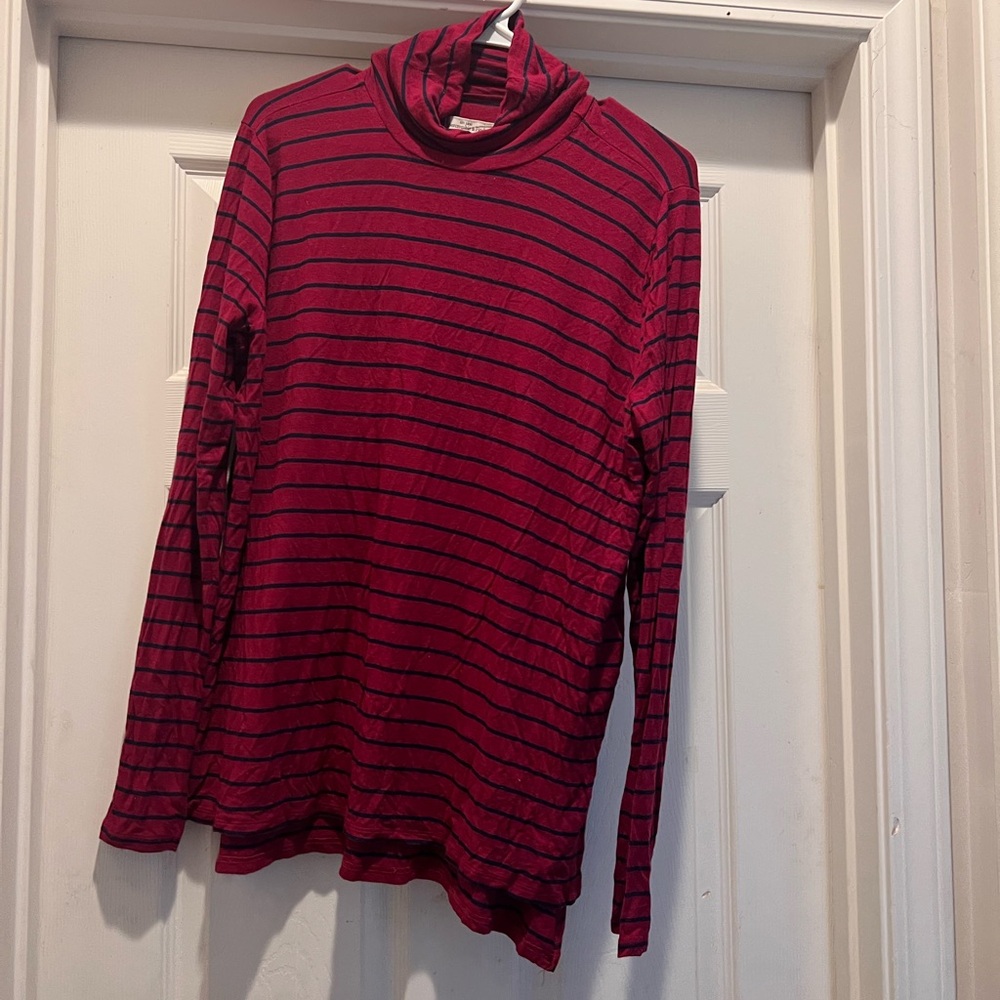 Abercrombie Striped Turtleneck Shirt